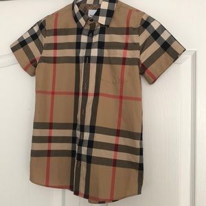 Boys Burberry Casual Shirt